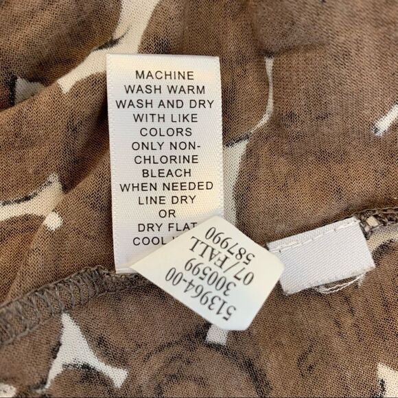 Banana Republic Scoop Neck Dress Size XS Charcoal Gray and Cream Color - Picture 10 of 10